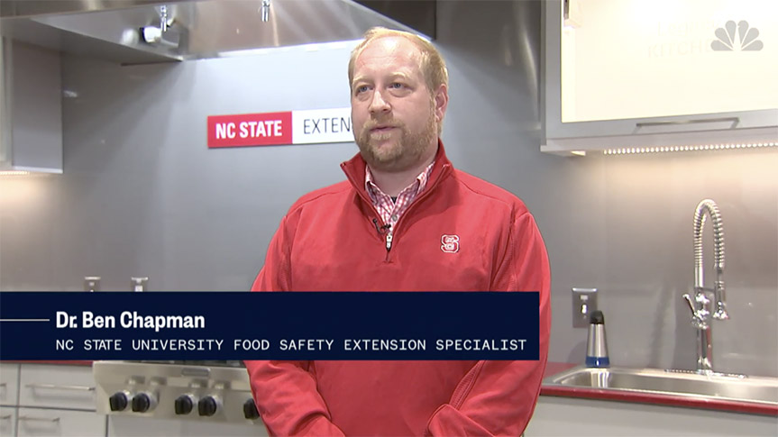 Ben Chapman speaks with NBC News on why you shouldn't wash your chicken.