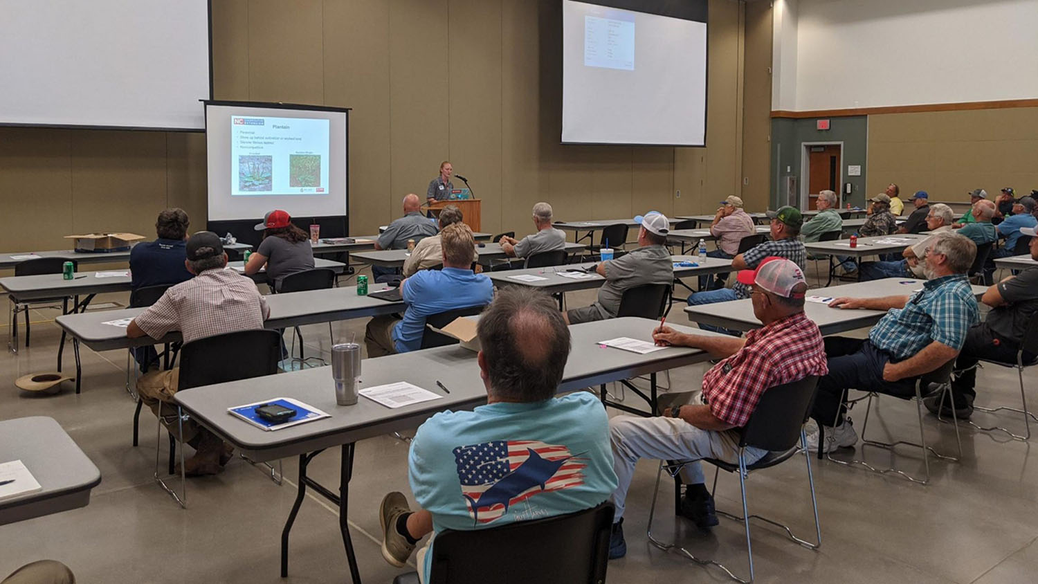 Kristina Britt teaching a class.