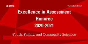 Award for excellence in assessment. 2020 through 2021