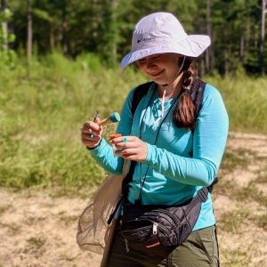 Applied ecologist and entomologist Emma Briggs