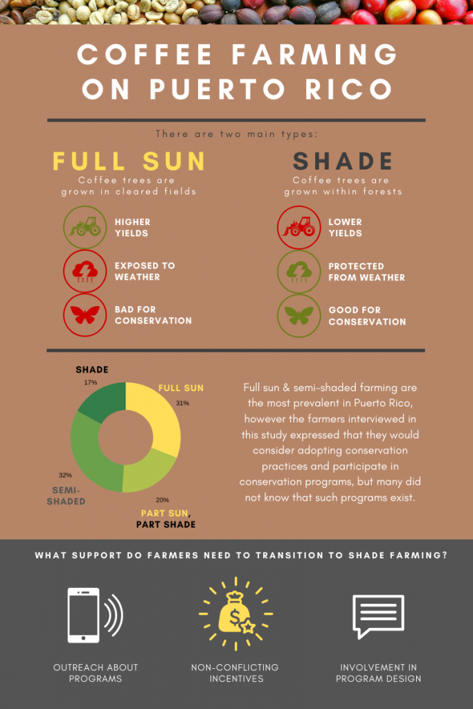 Puerto Rico sun to shade farming infographic