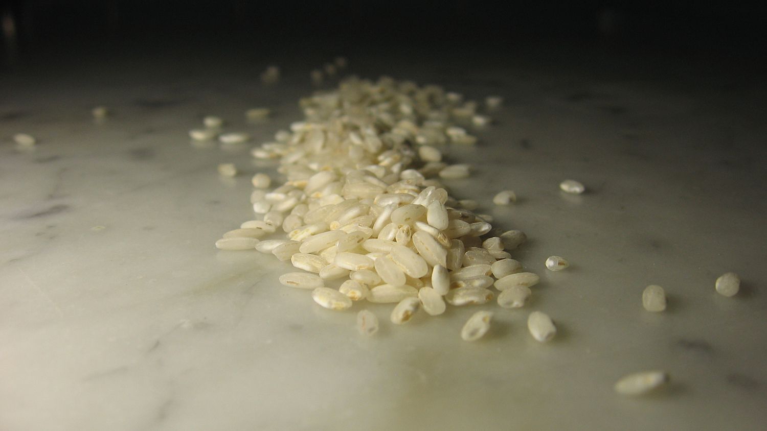 Photo of rice grains.