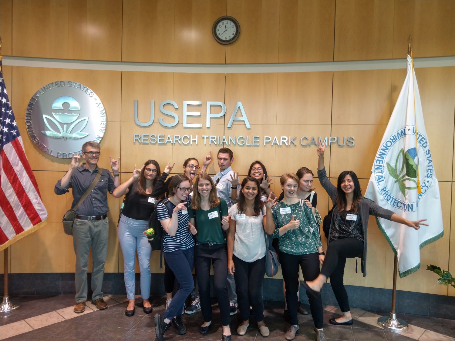 NC State REU Students attended professional development meetings in steer their career paths