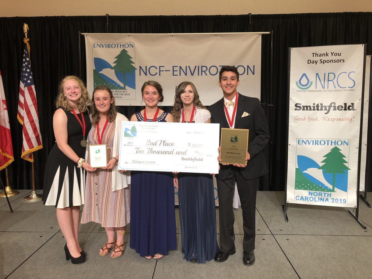 NC Envirothon team wins second place