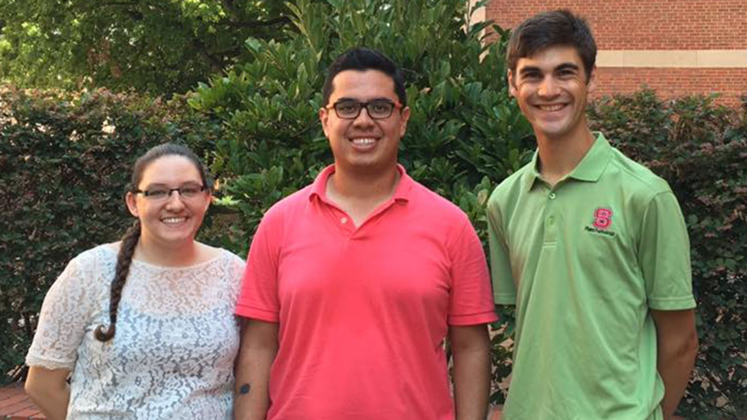 Emily Meyers, Camilio Parada and Nathan Miller