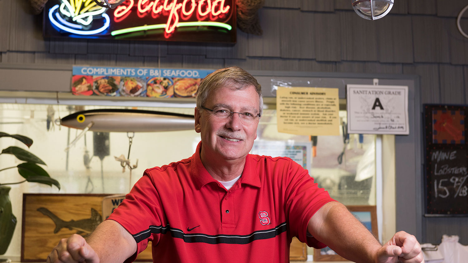 Dr. David Green of the NC State Seafood Lab and CMAST