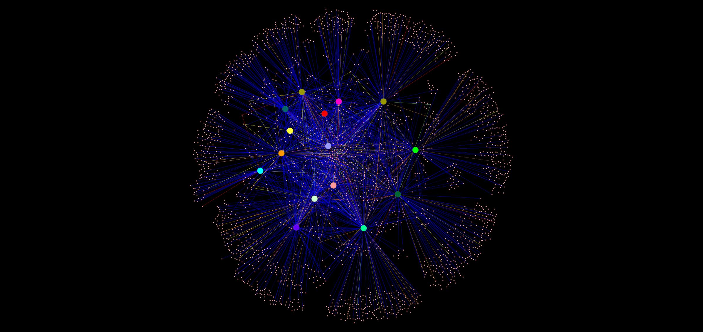 Taxonomic network of bacterial diversity on bedbugs