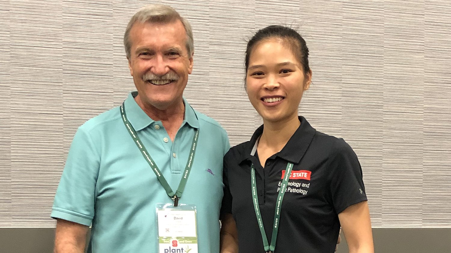 Jing Jin with Dr. Dave Shew