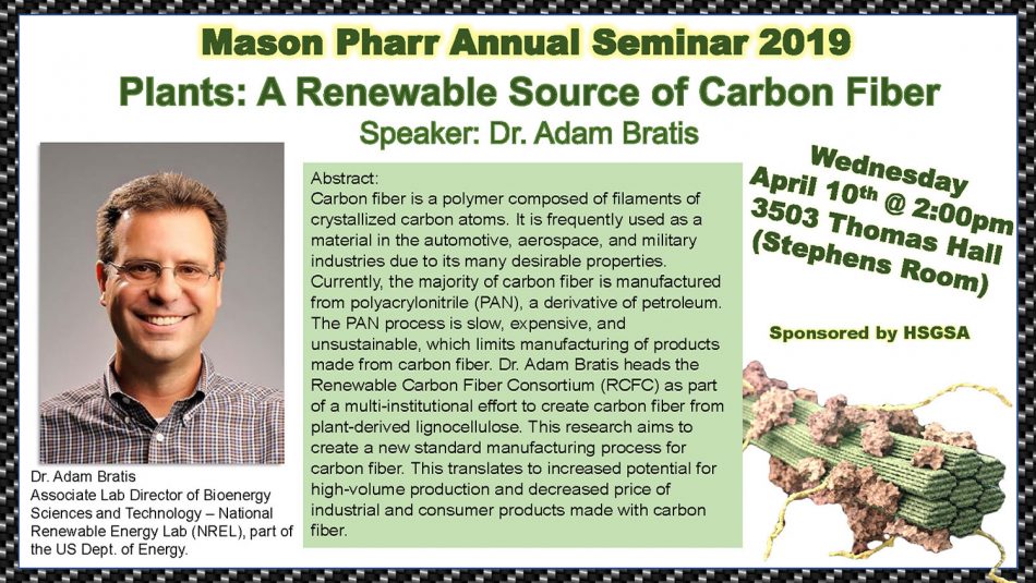 Mason Pharr Seminar, Dr. Adam Bratis
