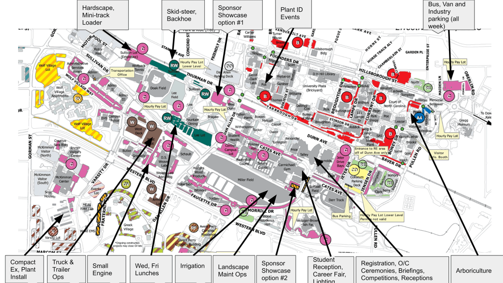 NCLC 2022 NC State Events Map