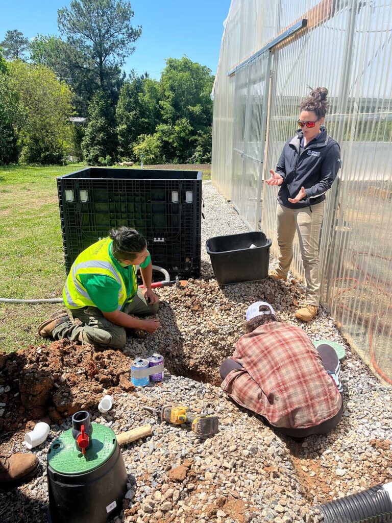 Agriculture Institute irrigation installation project