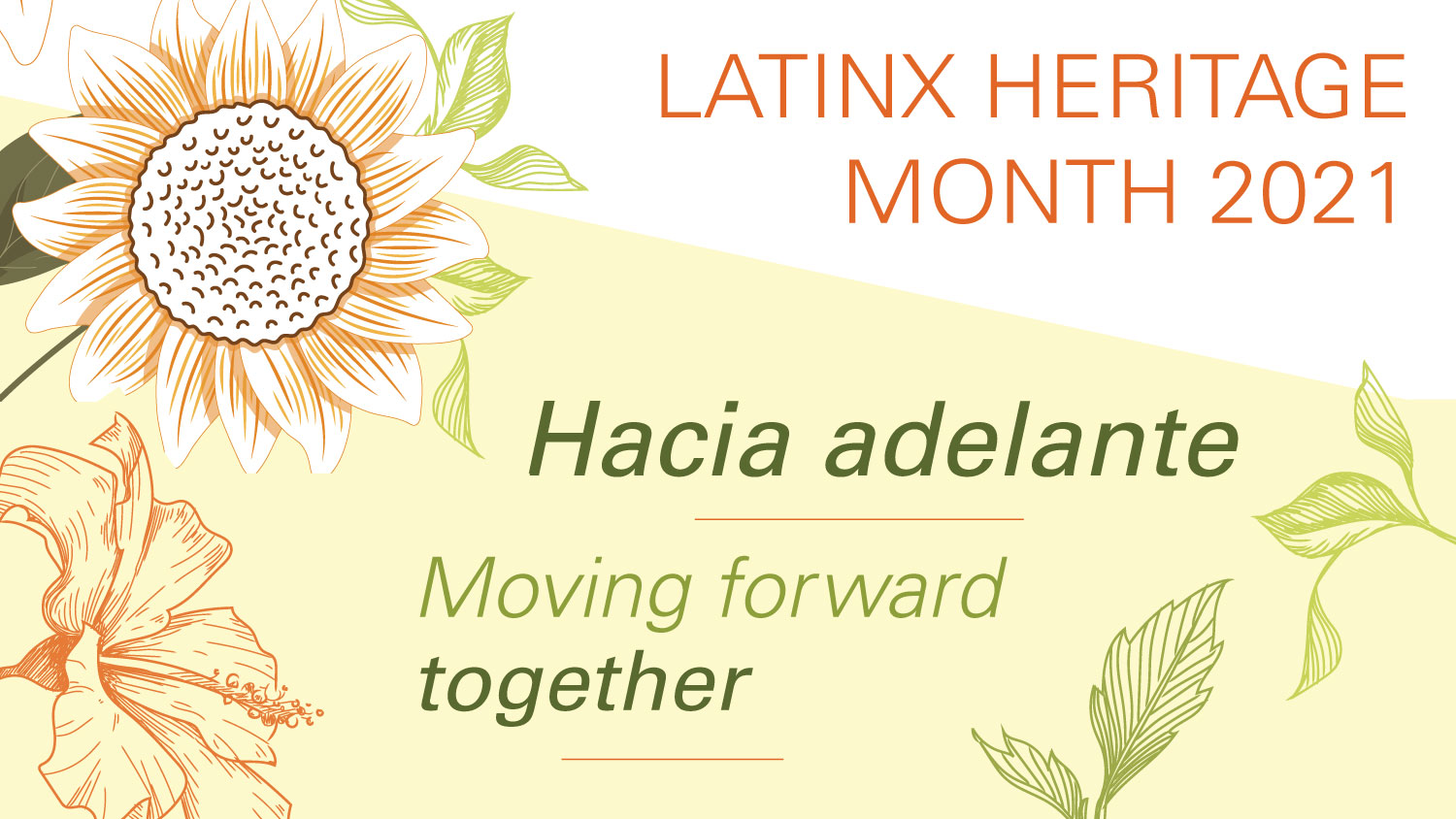 Flyer for Latinx Heritage Month