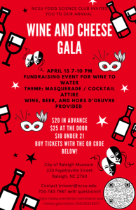 Wine and Cheese Gala information