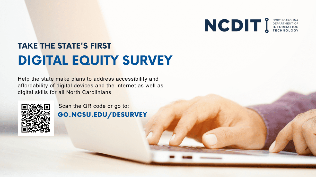 QR code for the digital equity survey