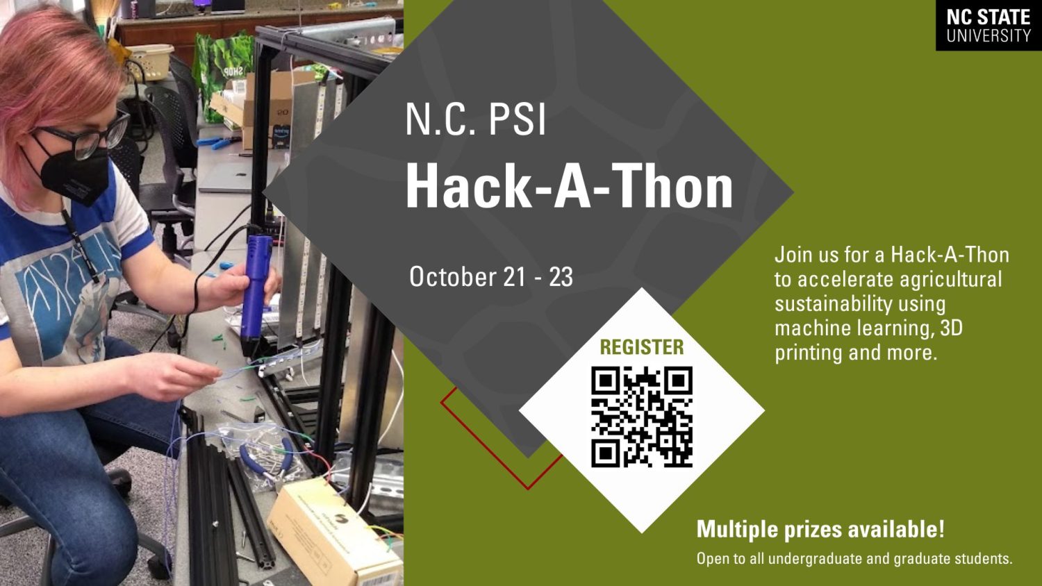 NC State Hackathon flyer