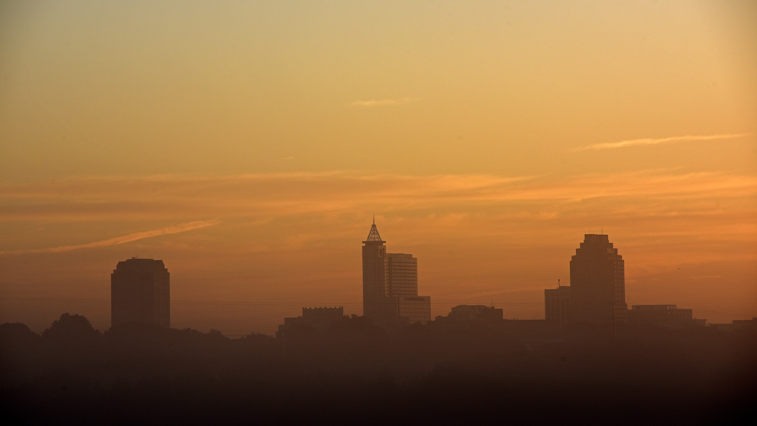 Sunrise over Raleigh