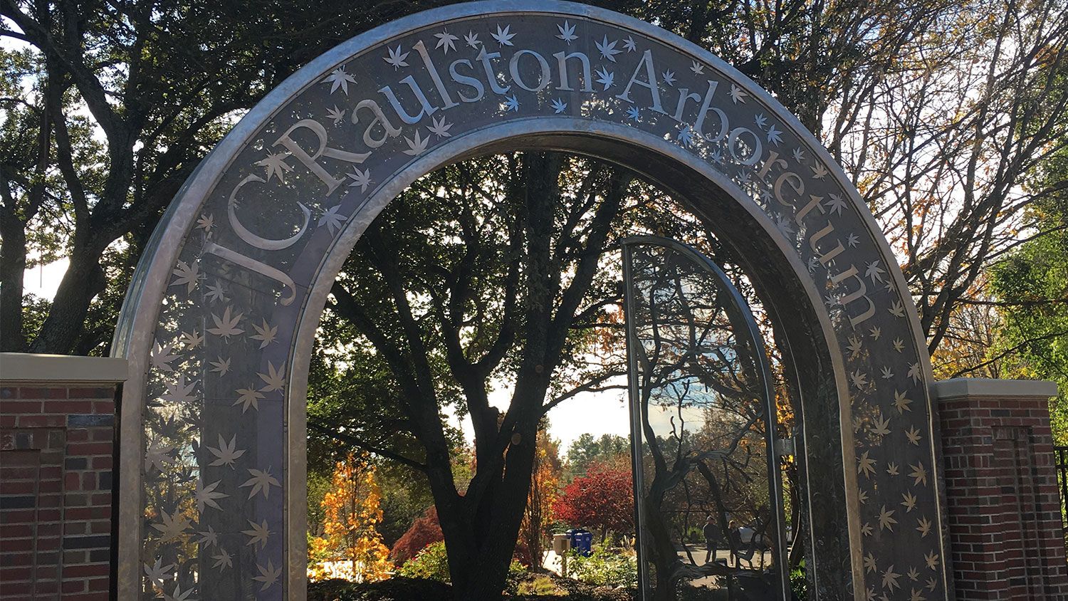 The JC Raulston Arboretum gate.