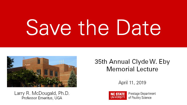 2019 Eby Lecture save the Date card
