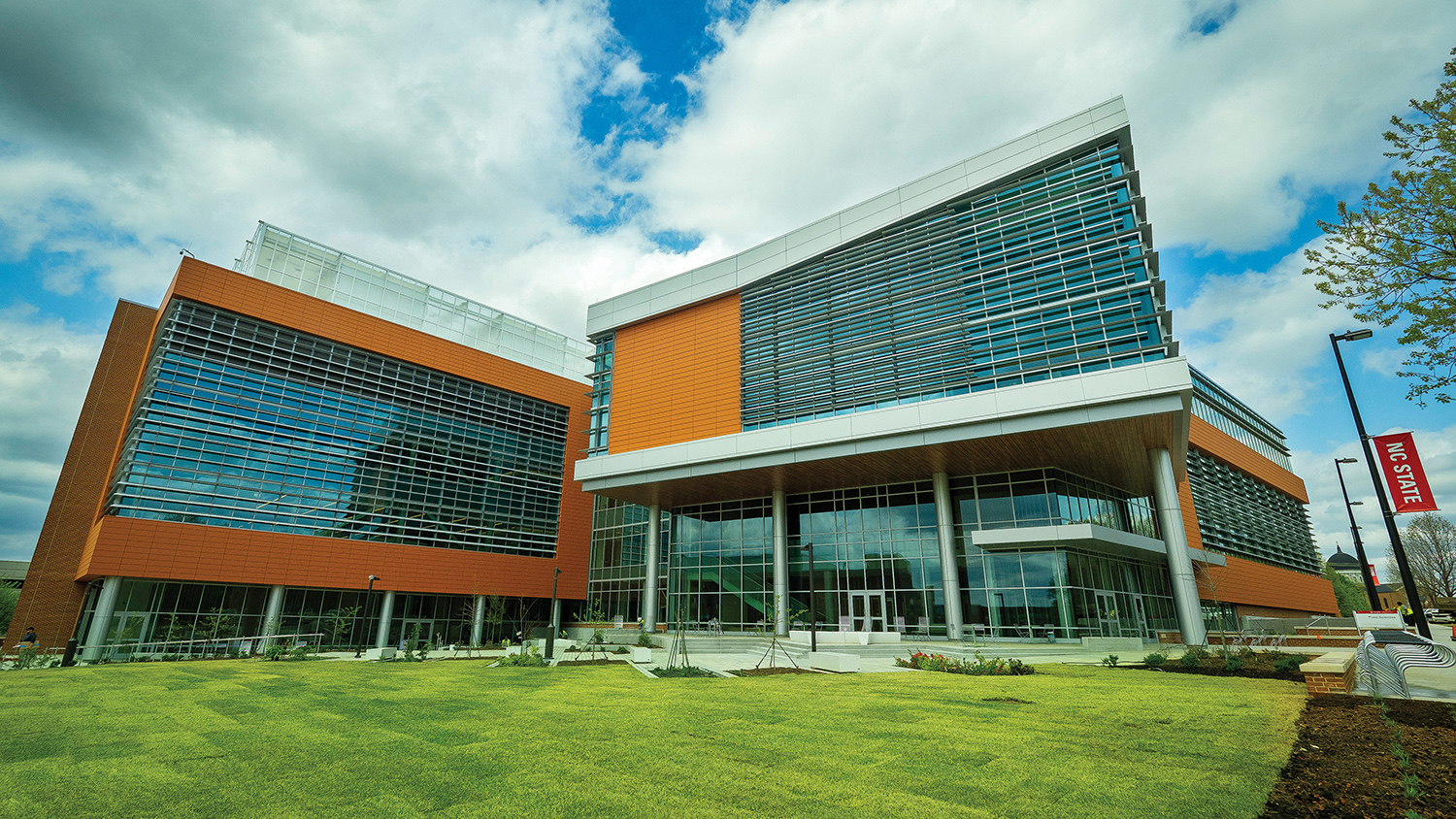 Front exterior of the NC State Plant Sciences Building