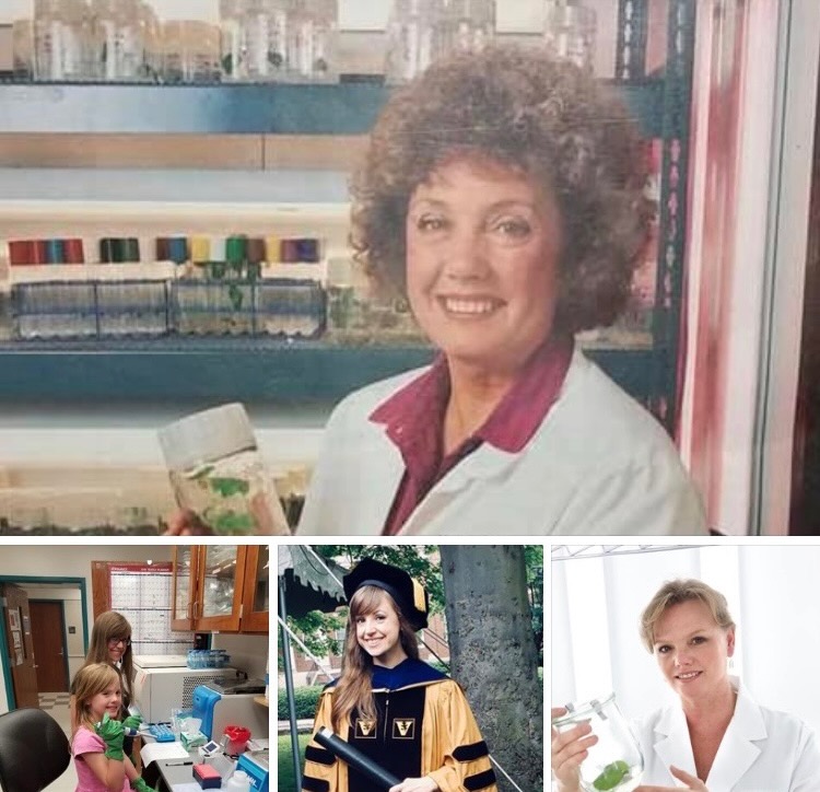 Three generations of female Trolinders in the plant sciences