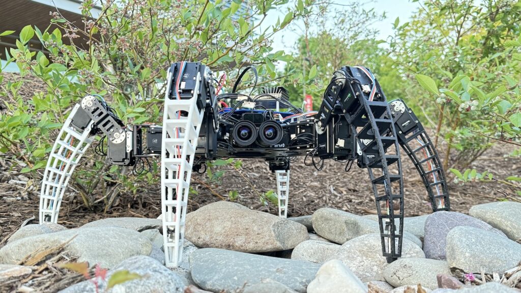 six-legged spider robot