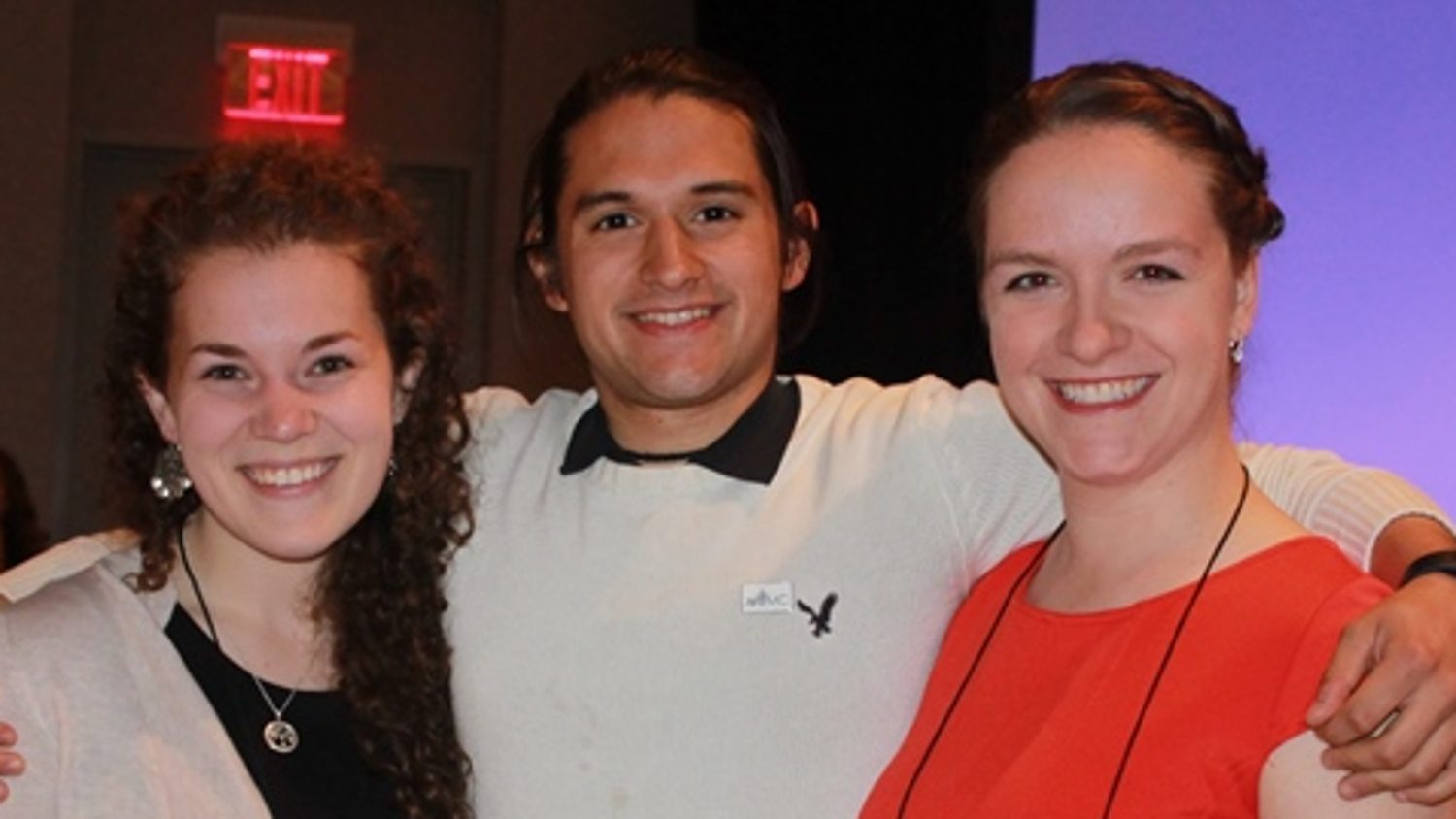 Allie Borgelt, Nolan Shaw and Catherine Bartholf