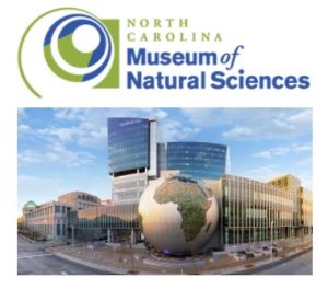 NC Museum of Natural Sciences logo and building