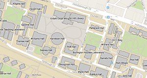 Map of main campus
