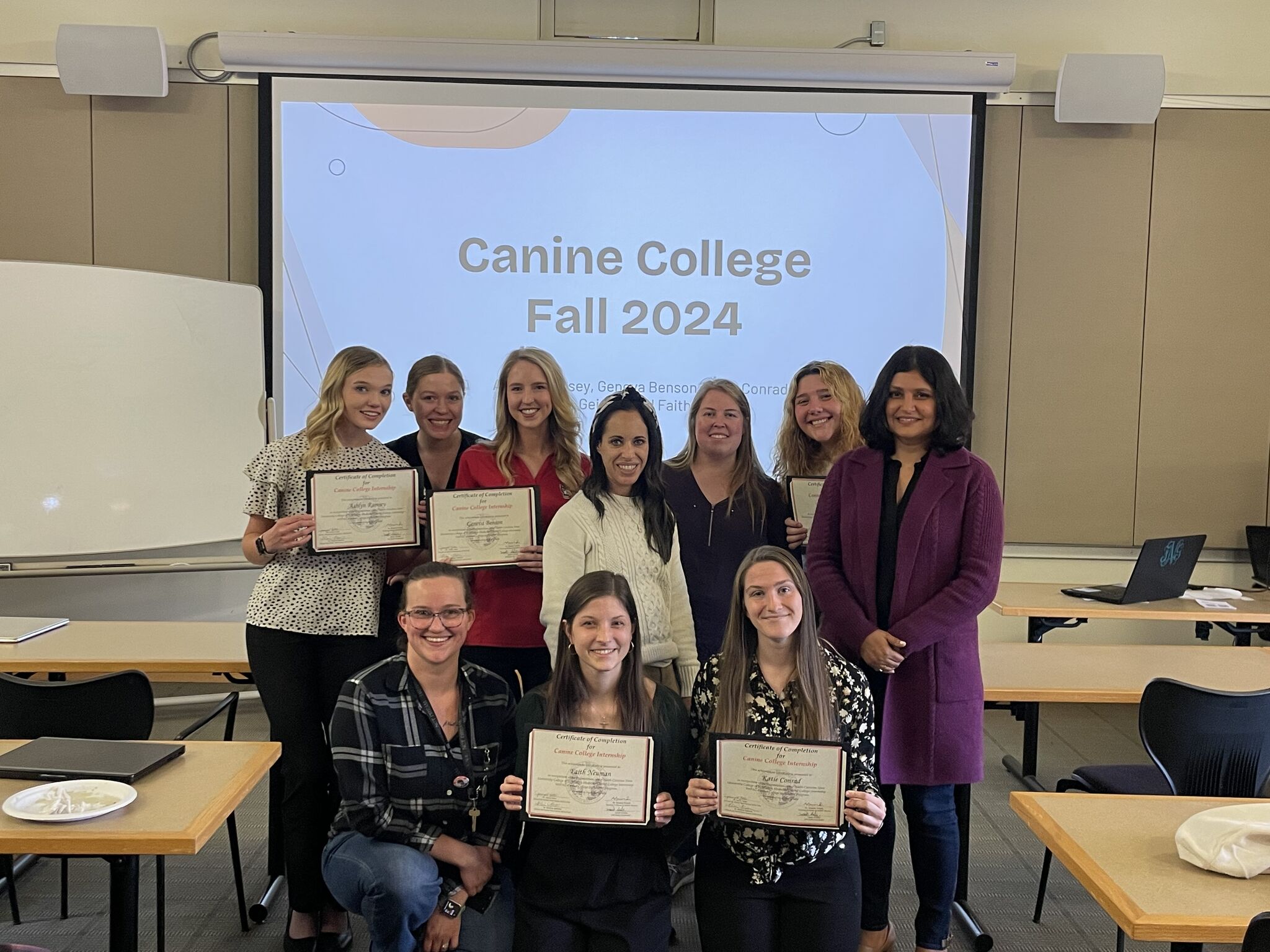 2024 Canine College interns