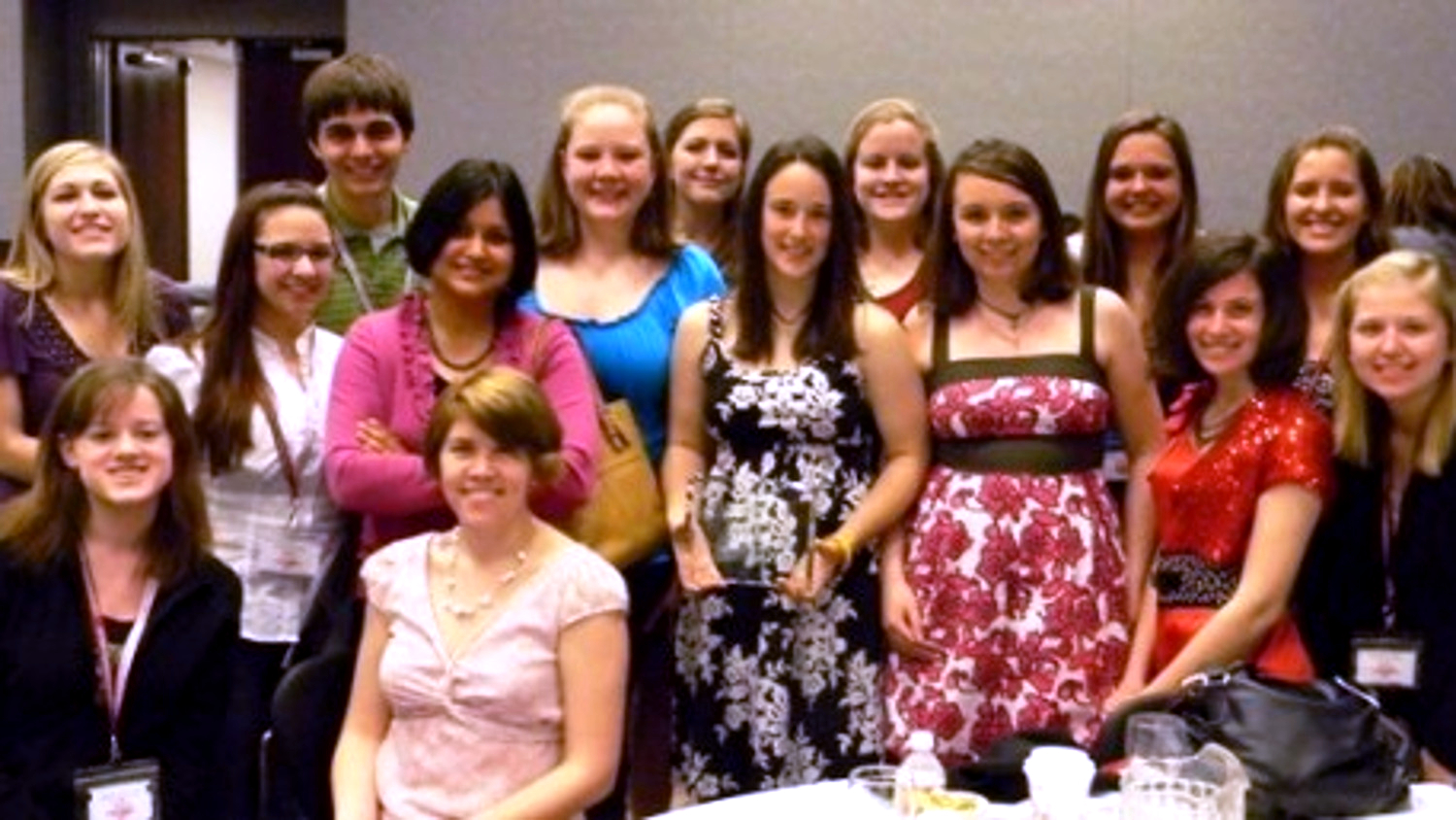 NC State students and Shweta Trivedi at the 2011 American PreVet Medical Association symposia