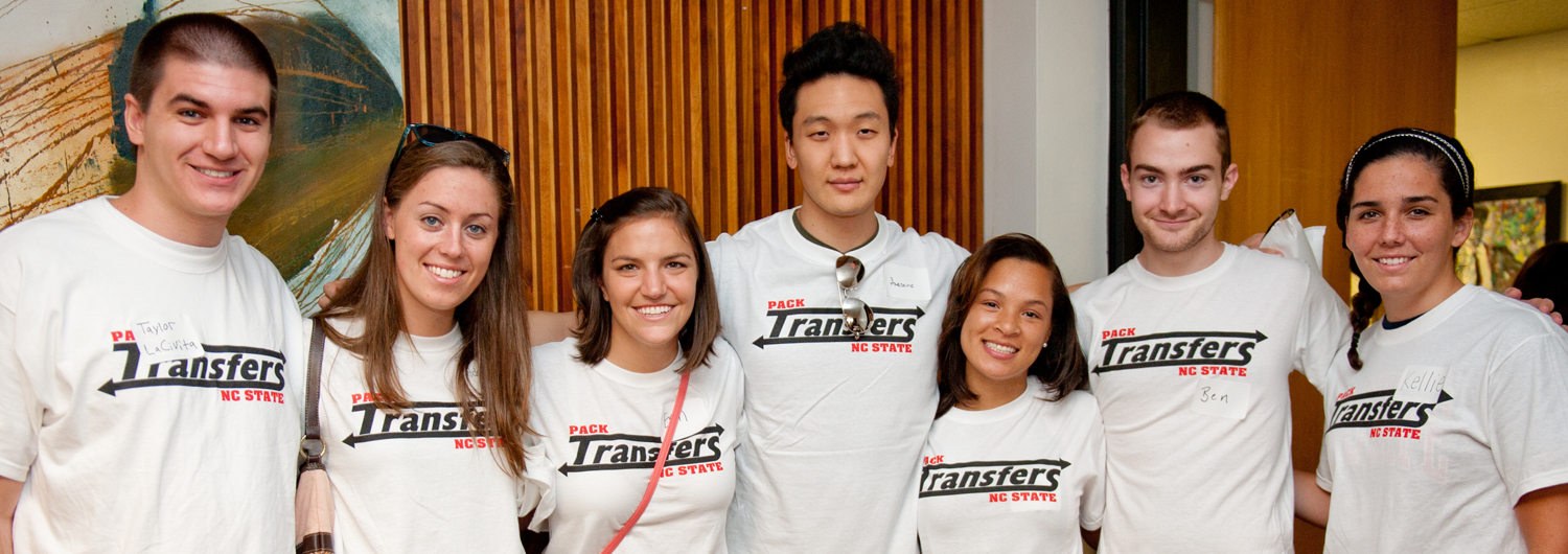 Students in Pack Transfers t-shirts