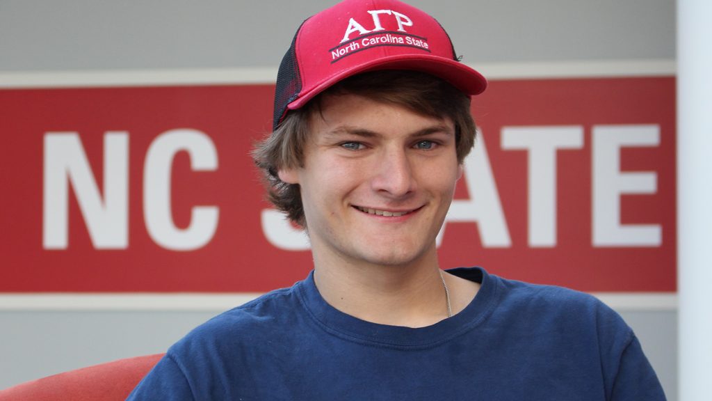 NC State student Ben Alig