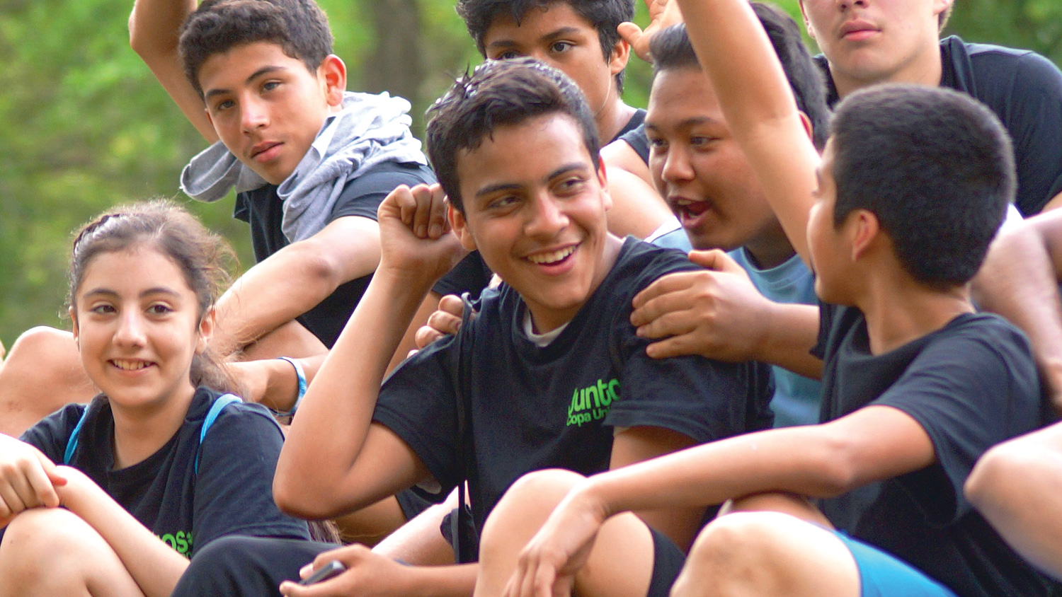 Participants at CALS' Juntos program -- a nine-year-old program that has helped over 600 young Hispanic people improve grades, increase graduation rates and prepare for college.