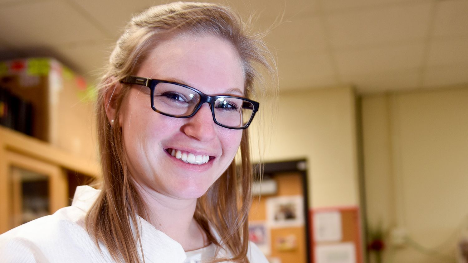 Allie Crawley, Ph.D. student and CRISPR researcher