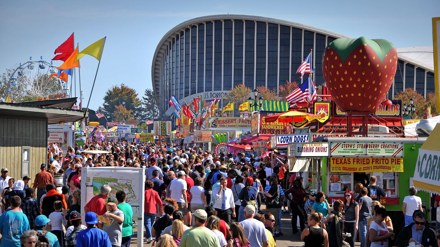 Crowds at the N.C. State Fair
