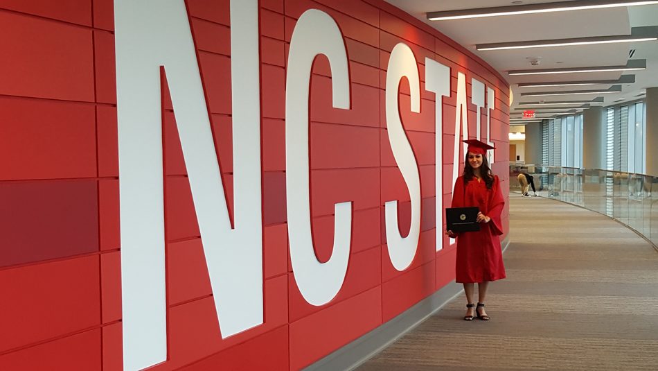 Selena Ibarra at CALS graduation