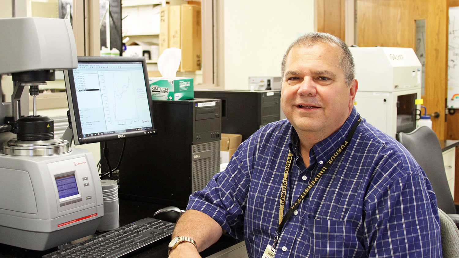 Bill Aimutis in a lab