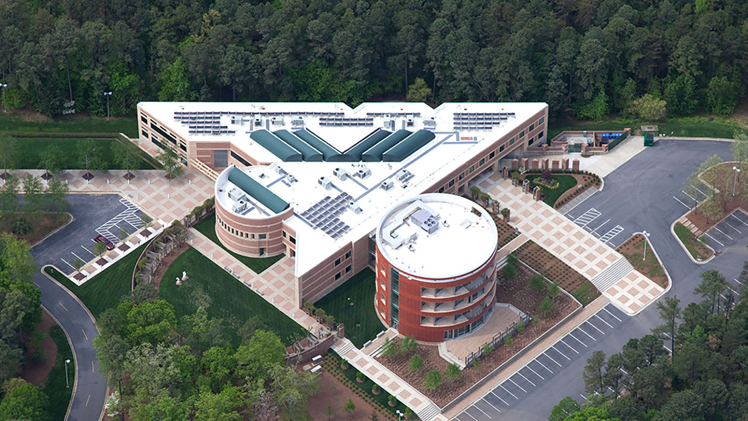 Aerial view of the biotech center