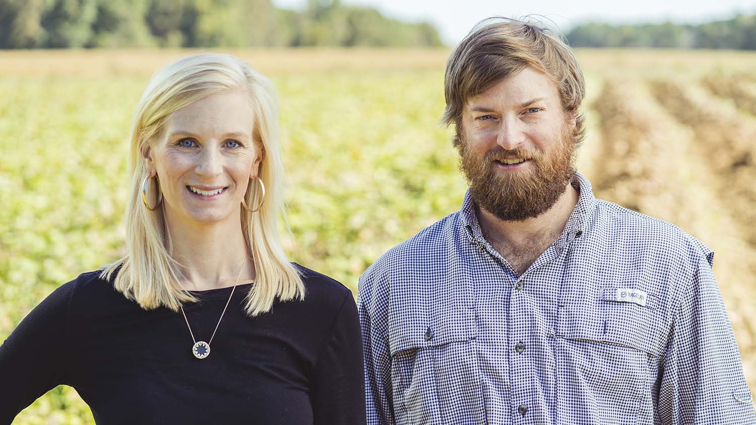 Head shots of Laura Hearn and Will Kornegay