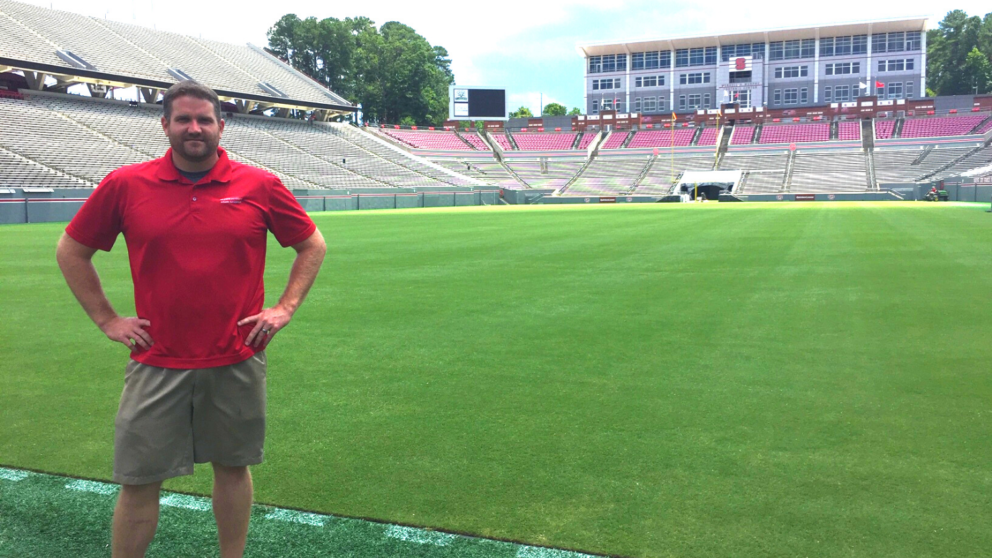 Jonathan Stephens at Carter-Finley Stadium