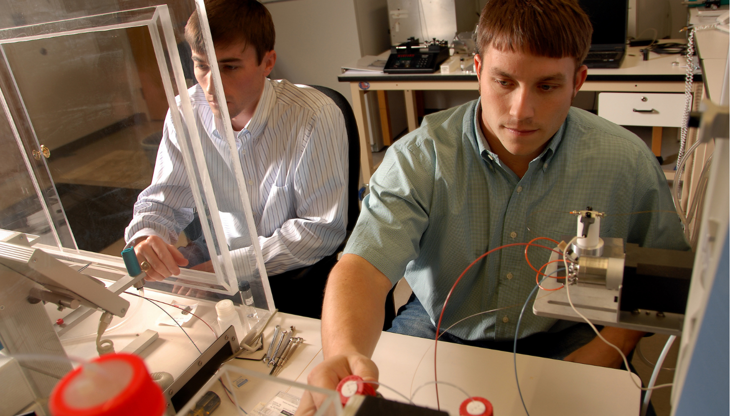 Students conducting research in METRIC’s Dabney facility