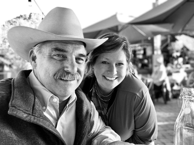 Bryan Blinson and his wife at an event