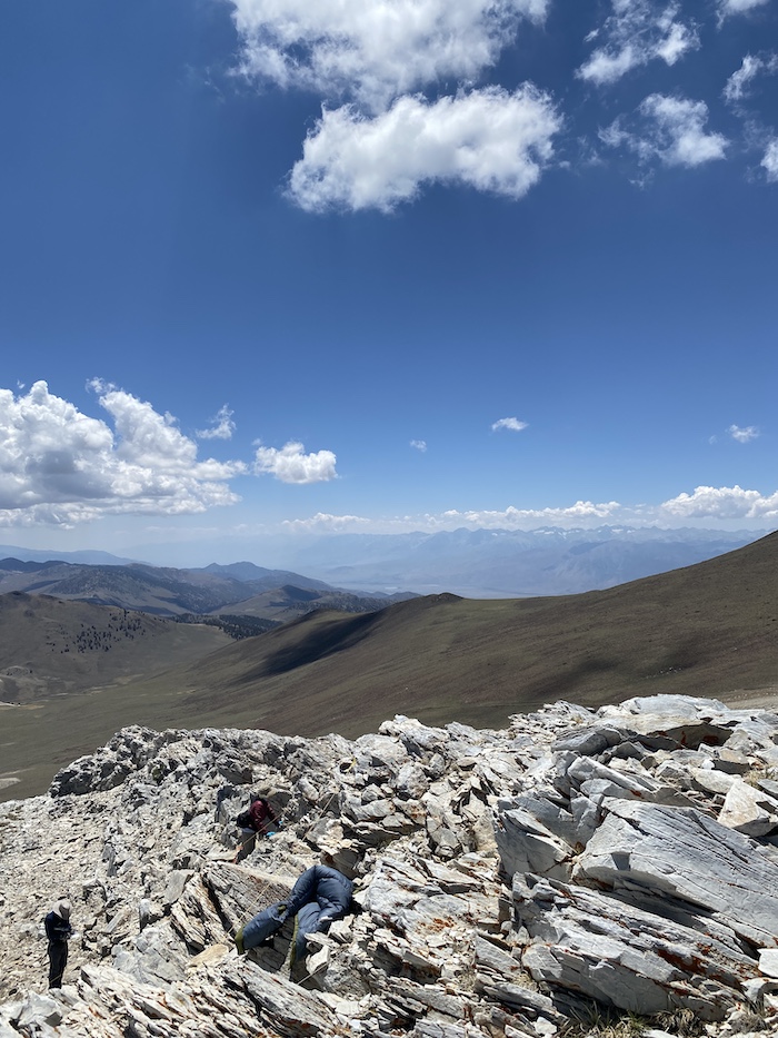 A view from a top of a mountain