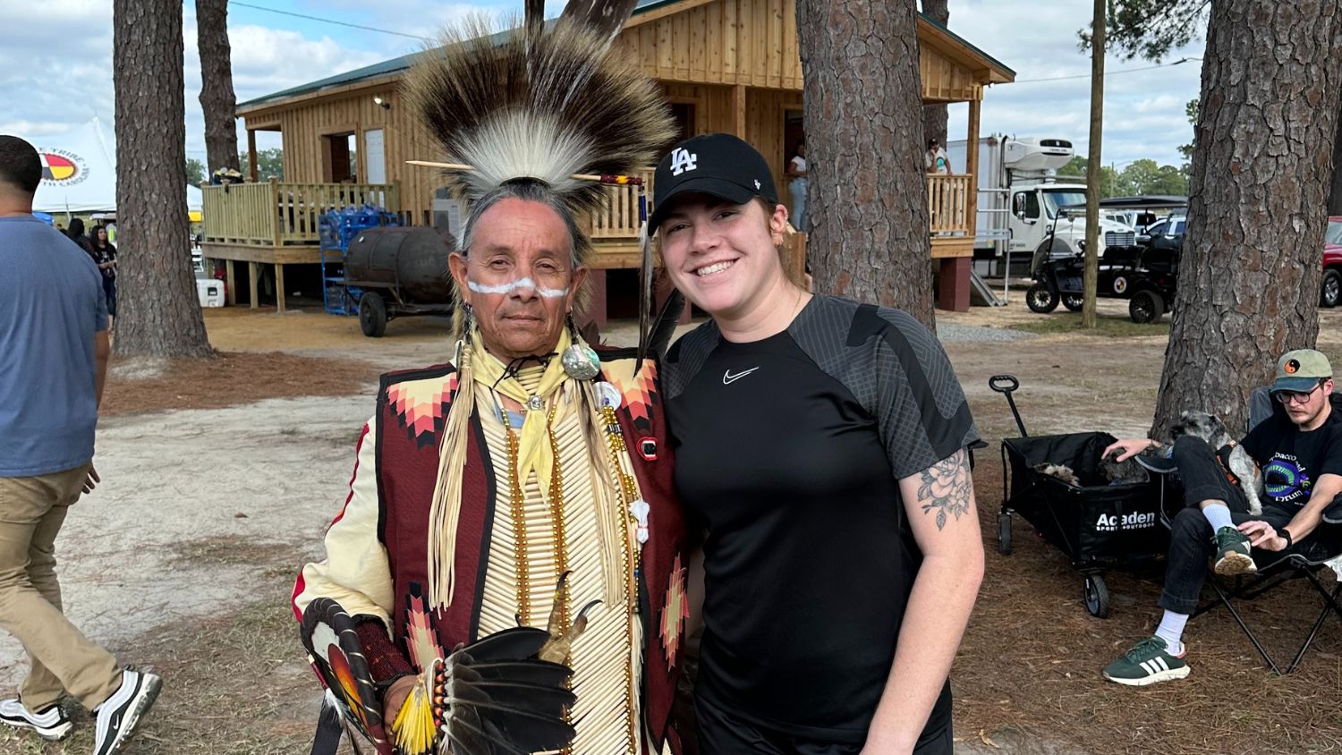 McKenzie at the Dance of the Harvest Moon Powwow