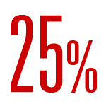 Graphic - 25 percent