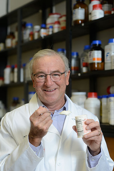 Dr. Todd Klaenhammer in his lab