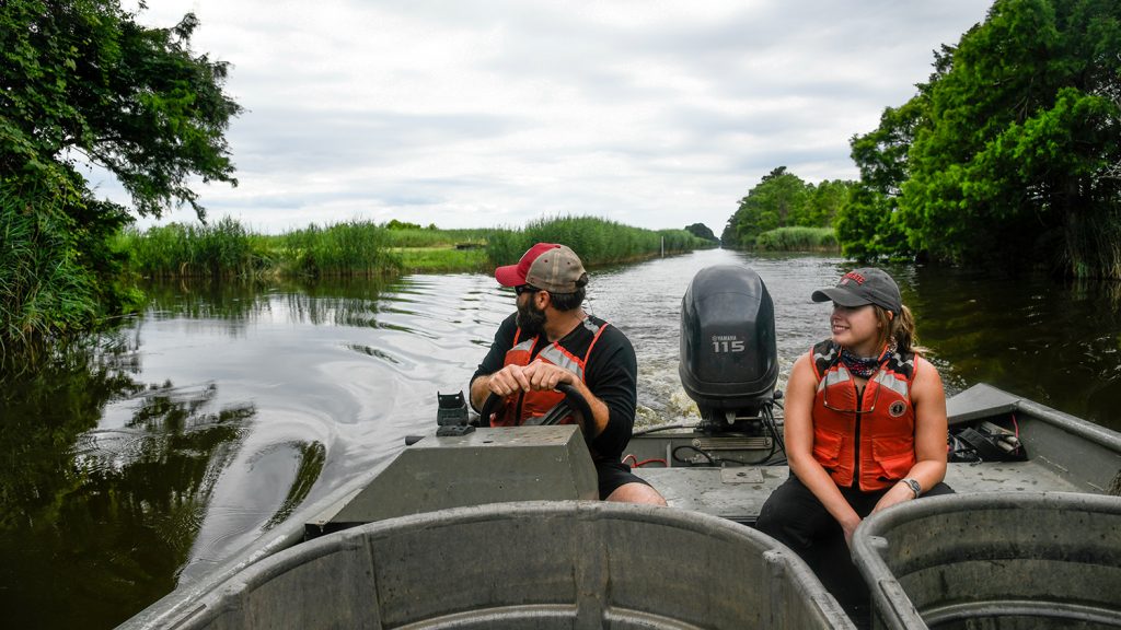 CALS Applied Ecology April Lamb Lake Mattamuskeet