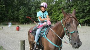 Dria Delgado and her horse, Pixie.