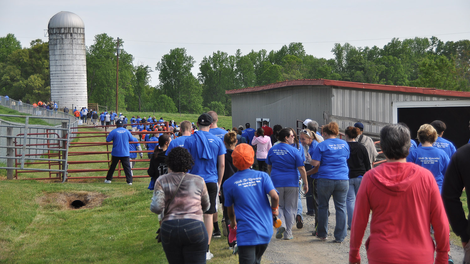 Hospice Fundraising Walk at Upper Piedmont Research Station
