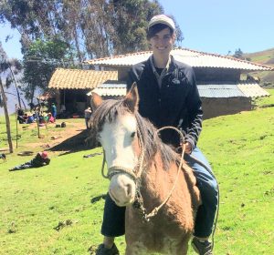 Mark Watson on horseback in the mountains